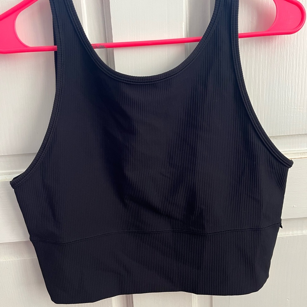 Lululemon Black Ribbed Power Pivot